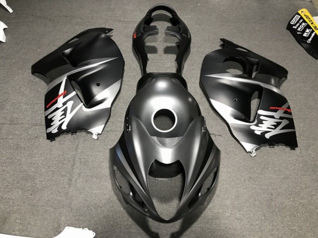 1997-2007 Argent Mat / Noir Suzuki GSXR 1300 Carénage Moto