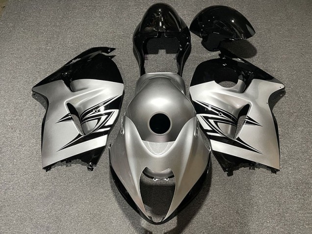 1997-2007 Argent & Noir Suzuki GSXR 1300 Carénage Moto