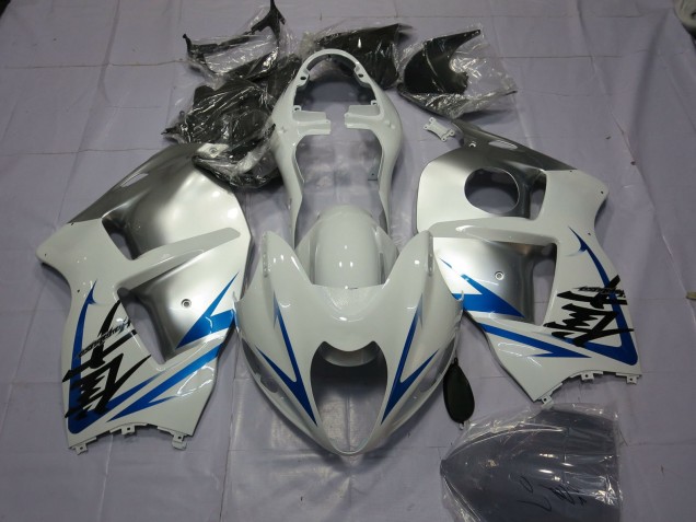 1997-2007 Bleu Blanc & Argent Suzuki GSXR 1300 Carénage Moto