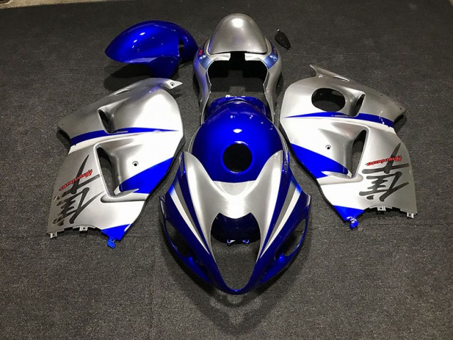 1997-2007 Bleu Brillant & Argent Suzuki GSXR 1300 Carénage Moto