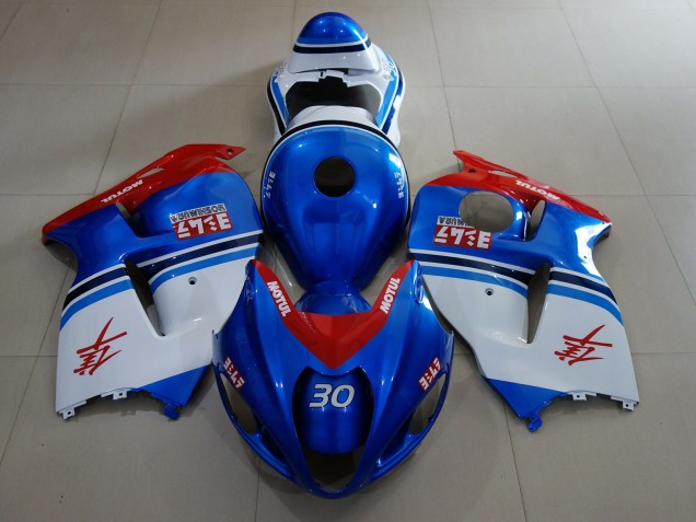 1997-2007 Bleu Océan & Logos Suzuki GSXR 1300 Carénage Moto