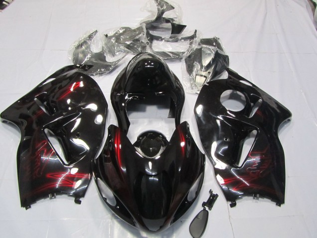 1997-2007 Rouge Brillant Profond Suzuki GSXR 1300 Carénage Moto