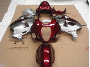 1997-2007 Rouge D Argent Suzuki GSXR 1300 Carénage Moto