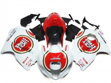 1997-2007 Style Rouge Lucky Strike Suzuki GSXR 1300 Carénage Moto