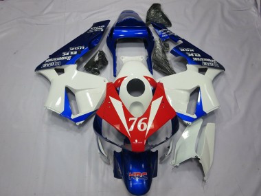 2003-2004 76 Blanc & Rouge Honda CBR600RR Carénage Moto