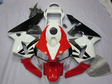 2003-2004 Blanc Rouge & Noir Honda CBR600RR Carénage Moto