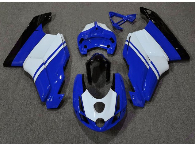 2003-2004 Bleu Brillant & Blanc Ducati 749 999 Carénage Moto