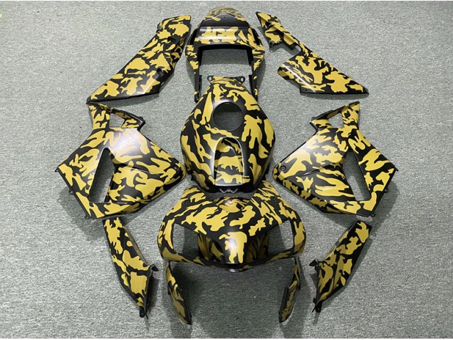 2003-2004 Jaune Camouflage Honda CBR600RR Carénage Moto