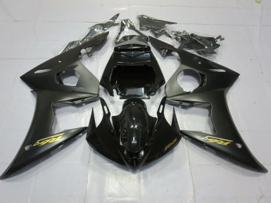 2003-2004 Or Noir Mat Yamaha R6 Carénage Moto