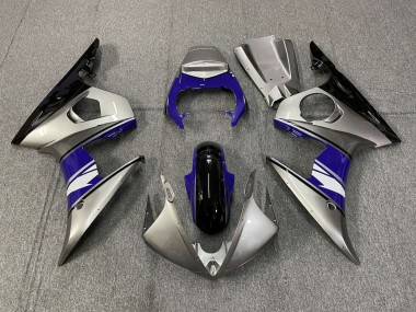 2003-2004 Style Argent & Violet Yamaha R6 Carénage Moto