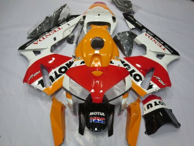 2005-2006 Blanc Repsol Honda CBR600RR Carénage Moto