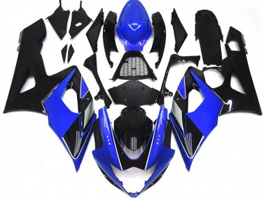 2005-2006 Bleu Brillant & Noir Suzuki GSXR 1000 Carénage Moto