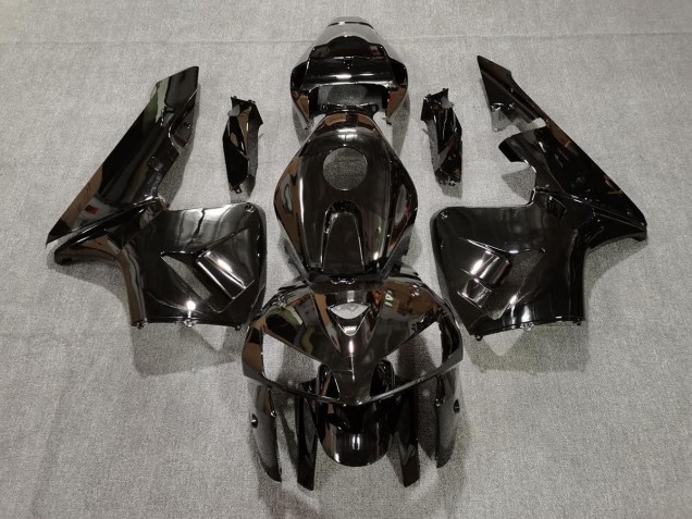 2005-2006 Noir Brillant Honda CBR600RR Carénage Moto