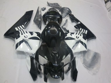 2005-2006 Noir Brillant & Logo Punisher Honda CBR600RR Carénage Moto