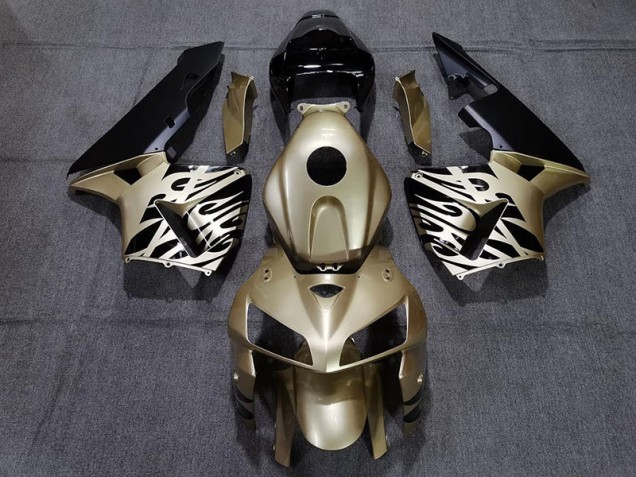 2005-2006 Noir Doré Honda CBR600RR Carénage Moto