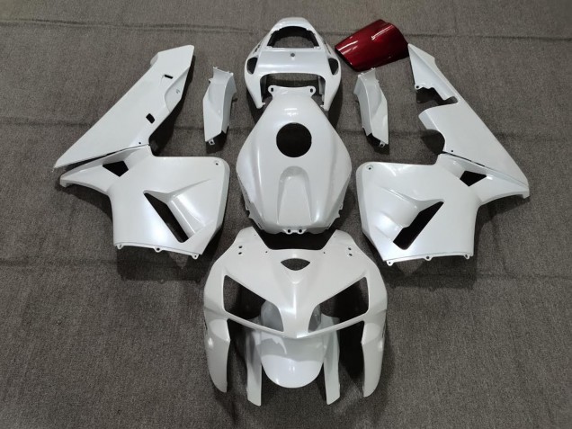 2005-2006 Perle Blanche Honda CBR600RR Carénage Moto