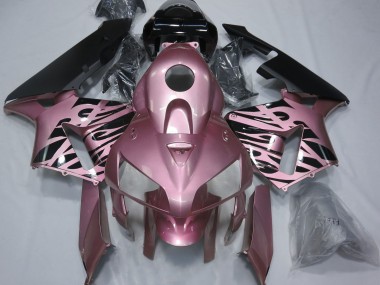 2005-2006 Rosa Rosa Fiamma Honda CBR600RR Carénage Moto