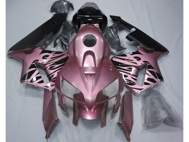 2005-2006 Rosa Rosa Fiamma Honda CBR600RR Carénage Moto