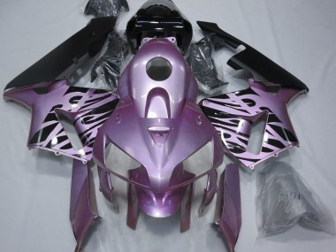 2005-2006 Rosa Viola Fiamma Honda CBR600RR Carénage Moto