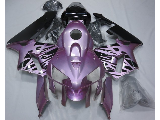 2005-2006 Rosa Viola Fiamma Honda CBR600RR Carénage Moto