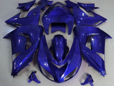 2006-2007 Plaine Bleu Profond Kawasaki ZX10R Carénage Moto