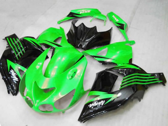 2006-2011 Citron Vert Kawasaki ZX14R Carénage Moto