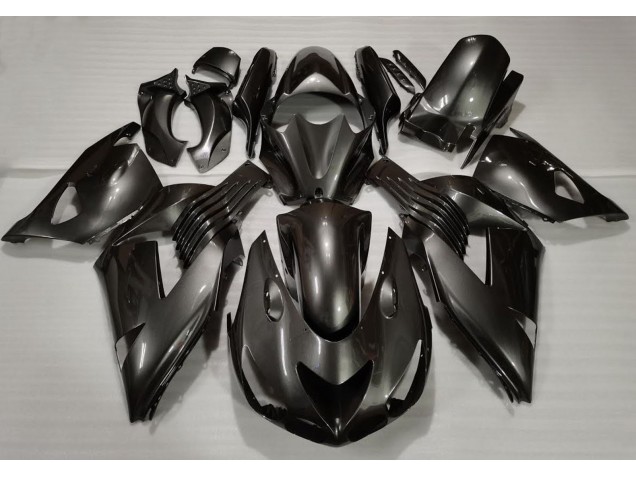 2006-2011 Graphite Kawasaki ZX14R Carénage Moto