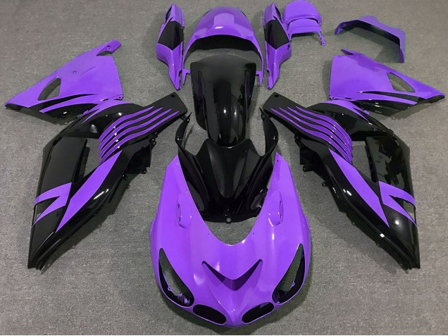 2006-2011 Violet Vif Kawasaki ZX14R Carénage Moto