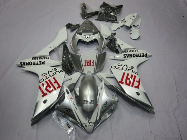 2007-2008 Argent Fiat Yamaha R1 Carénage Moto