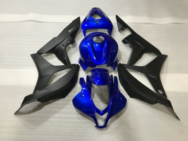 2007-2008 Bleu Brillant & Citron Vert Honda CBR600RR Carénage Moto