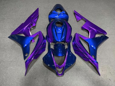 2007-2008 Bleu Violet Honda CBR600RR Carénage Moto