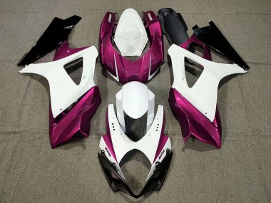 2007-2008 Conception Personnalisée Rose Suzuki GSXR 1000 Carénage Moto