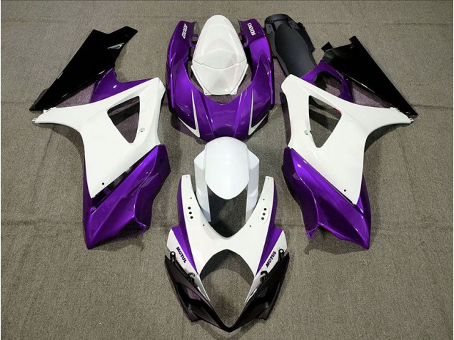 2007-2008 Conception Personnalisée Violet Suzuki GSXR 1000 Carénage Moto