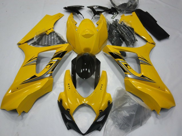 2007-2008 Jaune Brillant Suzuki GSXR 1000 Carénage Moto