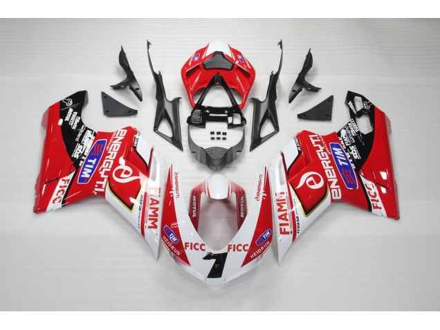 2007-2014 Ficc Ducati 848 1098 1198 Carénage Moto