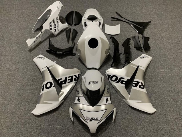 2008-2011 Argent Repsol Honda CBR1000RR Carénage Moto