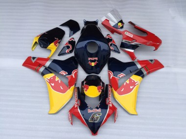 2008-2011 Bleu Rouge Taureau Honda CBR1000RR Carénage Moto