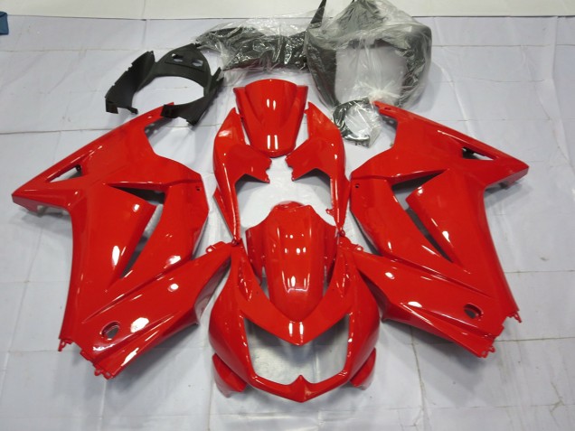 2008-2012 Rouge Brillant Kawasaki Ninja 250 Carénage Moto