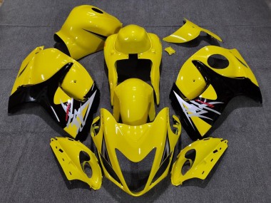 2008-2020 Jaune Brillant Avec Style Noir Suzuki GSXR 1300 Carénage Moto