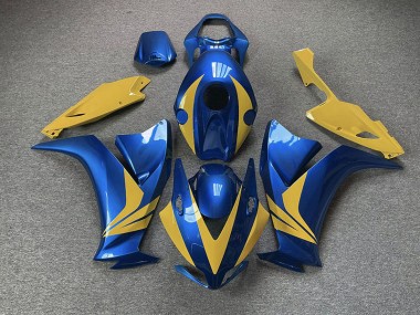 2012-2016 Bleu Brillant & Jaune Honda CBR1000RR Carénage Moto