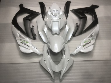 2016-2019 Blanc Nacré & Vert Kawasaki ZX10R Carénage Moto